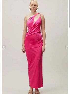 baobab cabana one shoulder ombre dress Baobab Waves 1-shoulder Ombr Maxi Dress by Baobab